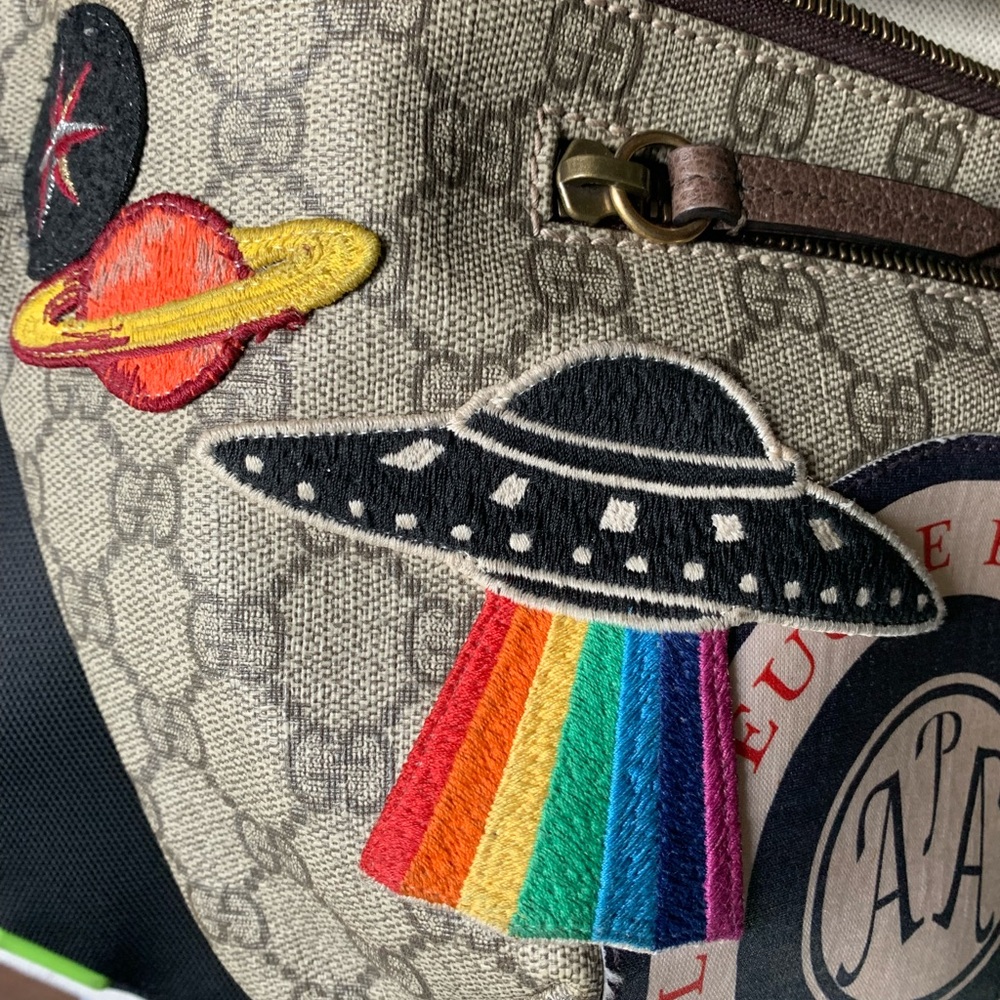 Gucci Beige and Multicolor Crossbody Bag - Picture 9 of 14